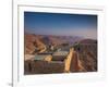 Israel, Dead Sea, Masada View of the Masada Plateau-Walter Bibikow-Framed Photographic Print