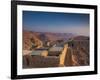 Israel, Dead Sea, Masada View of the Masada Plateau-Walter Bibikow-Framed Photographic Print