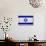 Israel Flag Design with Wood Patterning - Flags of the World Series-Philippe Hugonnard-Art Print displayed on a wall