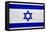 Israel Flag Design with Wood Patterning - Flags of the World Series-Philippe Hugonnard-Framed Stretched Canvas