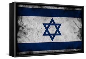 Israel Flag-igor stevanovic-Framed Stretched Canvas