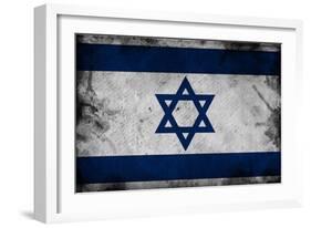 Israel Flag-igor stevanovic-Framed Art Print