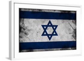 Israel Flag-igor stevanovic-Framed Art Print