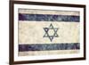 Israel Grunge Flag. Vintage, Retro Style. High Resolution, Hd Quality. Item from My Grunge Flags Co-Michal Bednarek-Framed Photographic Print