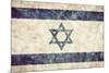 Israel Grunge Flag. Vintage, Retro Style. High Resolution, Hd Quality. Item from My Grunge Flags Co-Michal Bednarek-Mounted Photographic Print