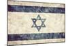 Israel Grunge Flag. Vintage, Retro Style. High Resolution, Hd Quality. Item from My Grunge Flags Co-Michal Bednarek-Mounted Photographic Print