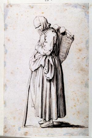 Figure with Basket