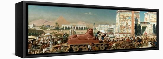 Israel in Egypt, 1867-Edward John Poynter-Framed Stretched Canvas