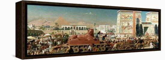 Israel in Egypt, 1867-Edward John Poynter-Framed Stretched Canvas