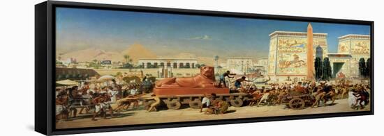 Israel in Egypt, 1867-Edward John Poynter-Framed Stretched Canvas