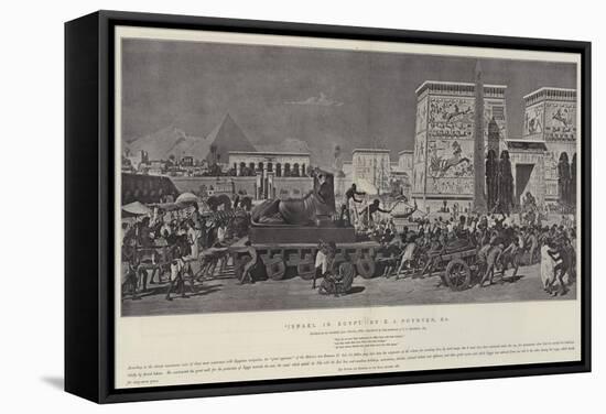 Israel in Egypt-Sir Edward John Poynter-Framed Stretched Canvas