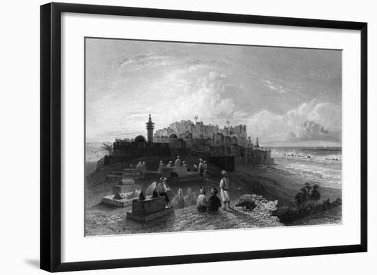 Israel Jaffa-WH Bartlett-Framed Art Print