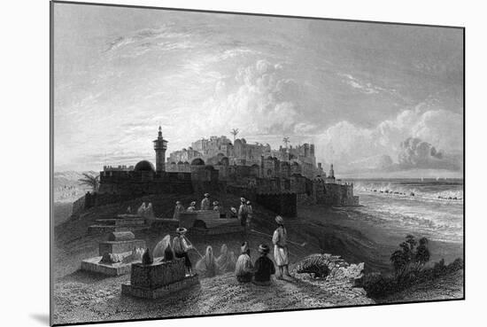 Israel Jaffa-WH Bartlett-Mounted Art Print