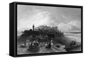 Israel Jaffa-WH Bartlett-Framed Stretched Canvas