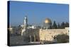 Israel, Jerusalem, Dome of Rock and Western Wall-null-Stretched Canvas