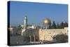 Israel, Jerusalem, Dome of Rock and Western Wall-null-Stretched Canvas