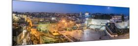 Israel, Jerusalem, Old City, Jewish Quarter of the Western Wall Plaza, with People Praying at the W-Gavin Hellier-Mounted Photographic Print