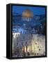 Israel, Jerusalem, Old City, Jewish Quarter of the Western Wall Plaza-Walter Bibikow-Framed Stretched Canvas