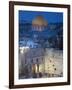 Israel, Jerusalem, Old City, Jewish Quarter of the Western Wall Plaza-Walter Bibikow-Framed Photographic Print