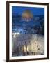 Israel, Jerusalem, Old City, Jewish Quarter of the Western Wall Plaza-Walter Bibikow-Framed Photographic Print