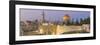 Israel, Jerusalem, Old City, Temple Mount, Dome of the Rock and The Western Wall - know as the Wail-Jane Sweeney-Framed Photographic Print