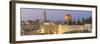 Israel, Jerusalem, Old City, Temple Mount, Dome of the Rock and The Western Wall - know as the Wail-Jane Sweeney-Framed Photographic Print