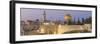 Israel, Jerusalem, Old City, Temple Mount, Dome of the Rock and The Western Wall - know as the Wail-Jane Sweeney-Framed Photographic Print