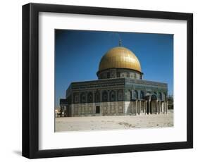 Israel, Jerusalem, Old Town, Temple Mount, Dome of Rock-null-Framed Premium Giclee Print