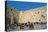 Israel, Jerusalem, People Praying in Front of Western Wall-null-Stretched Canvas