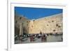 Israel, Jerusalem, People Praying in Front of Western Wall-null-Framed Giclee Print