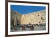 Israel, Jerusalem, People Praying in Front of Western Wall-null-Framed Giclee Print