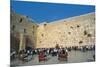 Israel, Jerusalem, People Praying in Front of Western Wall-null-Mounted Giclee Print