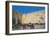 Israel, Jerusalem, People Praying in Front of Western Wall-null-Framed Giclee Print