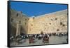 Israel, Jerusalem, People Praying in Front of Western Wall-null-Framed Stretched Canvas