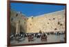 Israel, Jerusalem, People Praying in Front of Western Wall-null-Framed Giclee Print