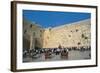 Israel, Jerusalem, People Praying in Front of Western Wall-null-Framed Giclee Print