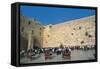 Israel, Jerusalem, People Praying in Front of Western Wall-null-Framed Stretched Canvas