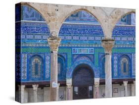 Israel, Jerusalem, Temple Mount, Dome of the Rock-Walter Bibikow-Stretched Canvas