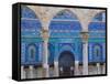 Israel, Jerusalem, Temple Mount, Dome of the Rock-Walter Bibikow-Framed Stretched Canvas