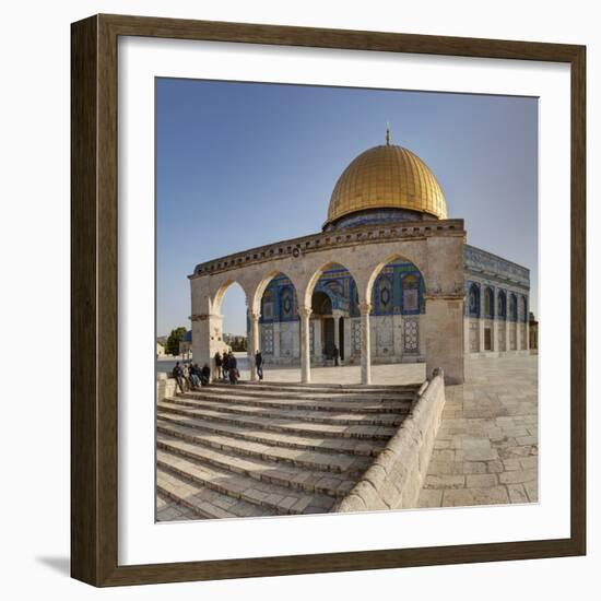 Israel, Jerusalem, Temple Mount, Dome of the Rock-Gavin Hellier-Framed Photographic Print