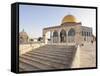 Israel, Jerusalem, Temple Mount, Dome of the Rock-Gavin Hellier-Framed Stretched Canvas