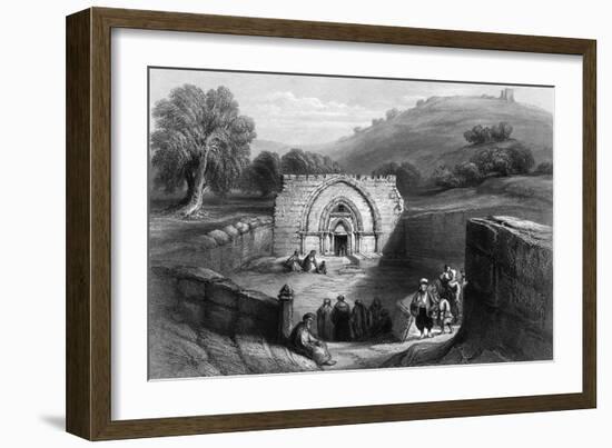 Israel Jerusalem-WH Bartlett-Framed Art Print