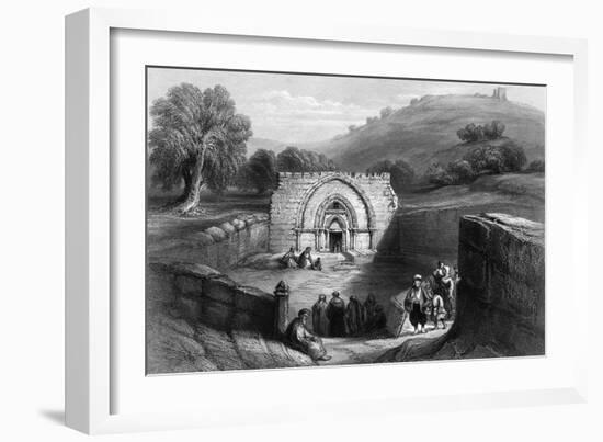 Israel Jerusalem-WH Bartlett-Framed Art Print