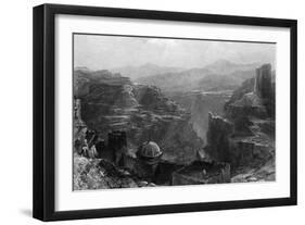 Israel Mar Saba-Thomas Allom-Framed Art Print