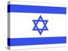 Israel National Flag Poster Print-null-Stretched Canvas