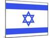 Israel National Flag Poster Print-null-Mounted Poster