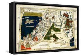 Israel, Palestine-Ptolemy-Framed Stretched Canvas