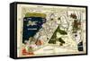 Israel, Palestine-Ptolemy-Framed Stretched Canvas