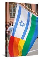 Israel Rainbow Flag-RDStockPhotos-Stretched Canvas