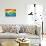 Israel Rainbow Flag-RDStockPhotos-Photographic Print displayed on a wall
